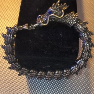 Silver Dragon Bracelet